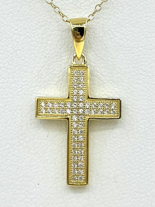 Gold plated cross
