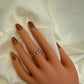 Blue Band Ring CZ