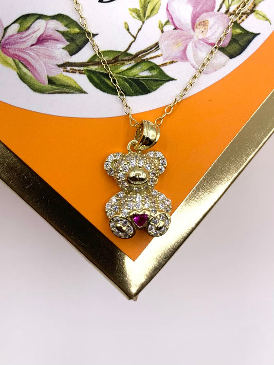 Gold plated bear
