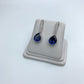 Blue cz Teardrop Earring